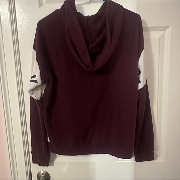 Women’s PINK Colorblock Zip-Up Hoodie - Picture 3 of 3